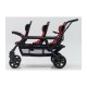 Poussette 6 places Assises Réversibles DSP6 Red