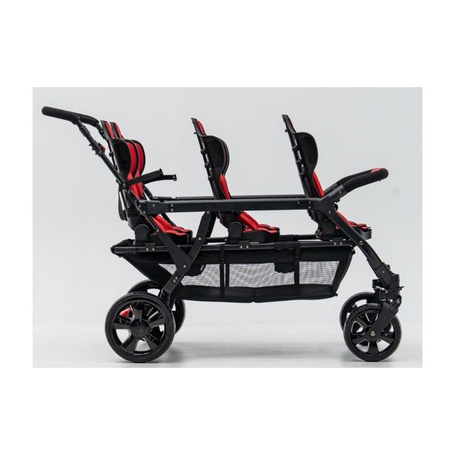 Poussette 6 places Assises Réversibles DSP6 Red