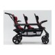 Poussette 6 places Assises Réversibles DSP6 Red