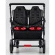 Poussette 6 places Assises Réversibles DSP6 Red