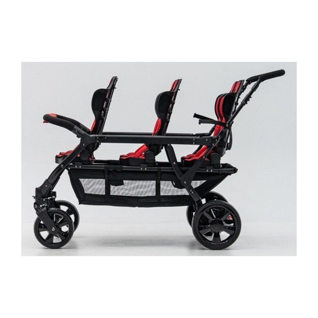 Poussette 6 places Assises Réversibles DSP6 Red