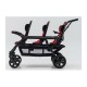 Poussette 6 places Assises Réversibles DSP6 Red