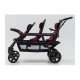 Poussette 6 places Assises Réversibles DSP6 Red