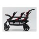 Poussette 6 places Assises Réversibles DSP6 Red