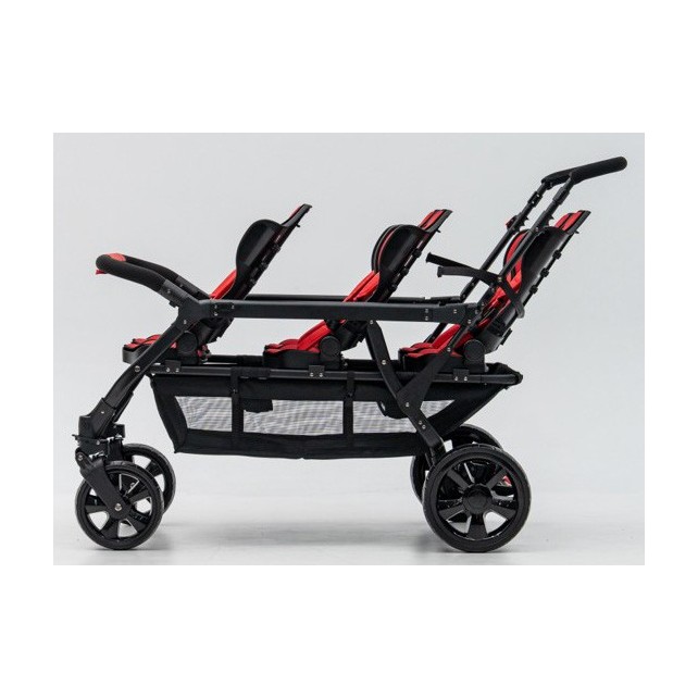 Poussette 6 places Assises Réversibles DSP6 Red