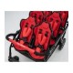 Poussette 6 places Assises Réversibles DSP6 Red