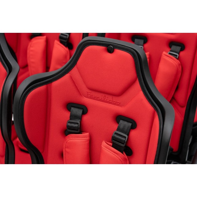 Poussette 6 places Assises Réversibles DSP6 Red