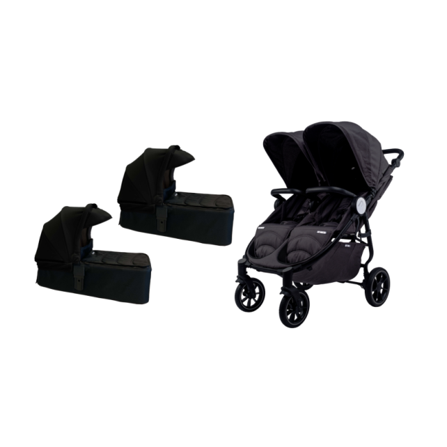 copy ofPoussette Double Baby Monsters Easy Twin 4 - Black