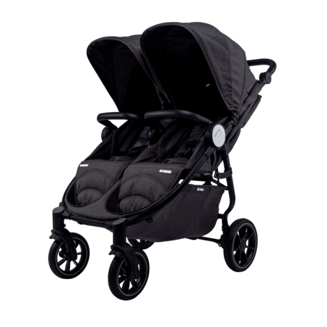 Poussette Double Baby Monsters Easy Twin 4 - Black