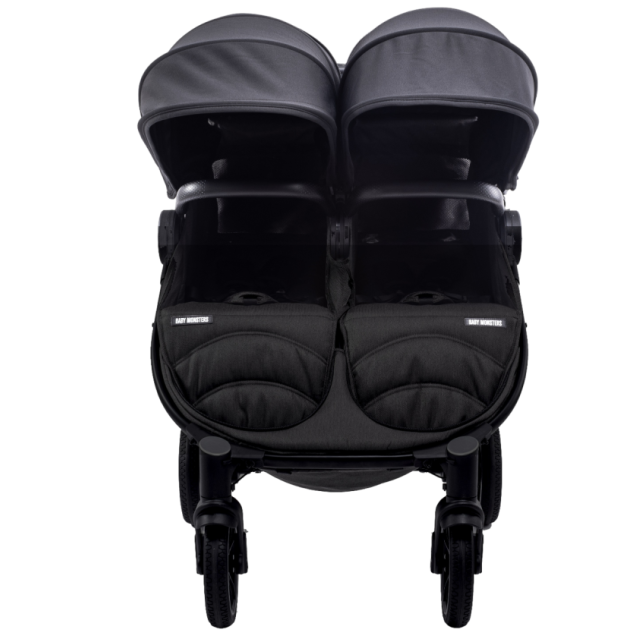 Poussette Double Baby Monsters Easy Twin 4 - Black