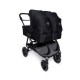 Poussette Double Baby Monsters Easy Twin 4 + 2 nacelles - Black
