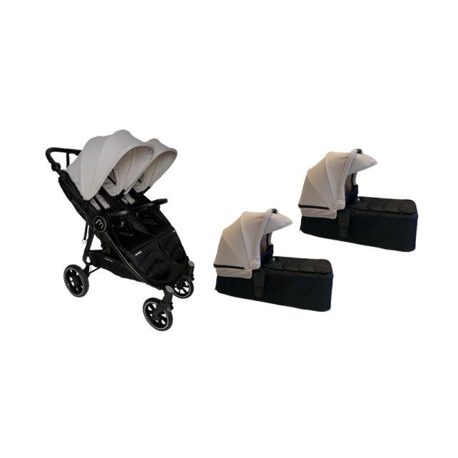 copy ofPoussette Double Baby Monsters Easy Twin 4 - Stone