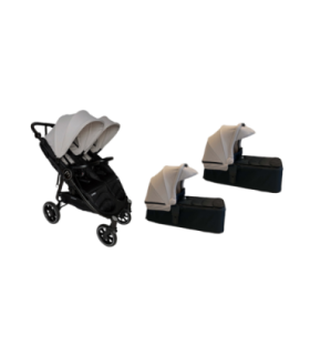 copy ofPoussette Double Baby Monsters Easy Twin 4 - Stone