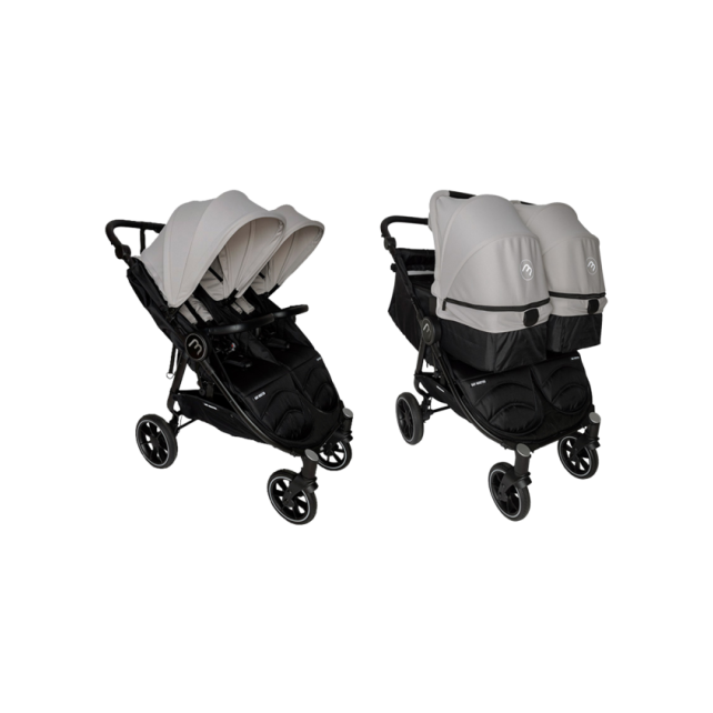 copy ofPoussette Double Baby Monsters Easy Twin 4 - Stone