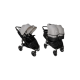 copy ofPoussette Double Baby Monsters Easy Twin 4 - Stone