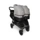 Poussette Double Baby Monsters Easy Twin 4 + 2 nacelles - Stone 