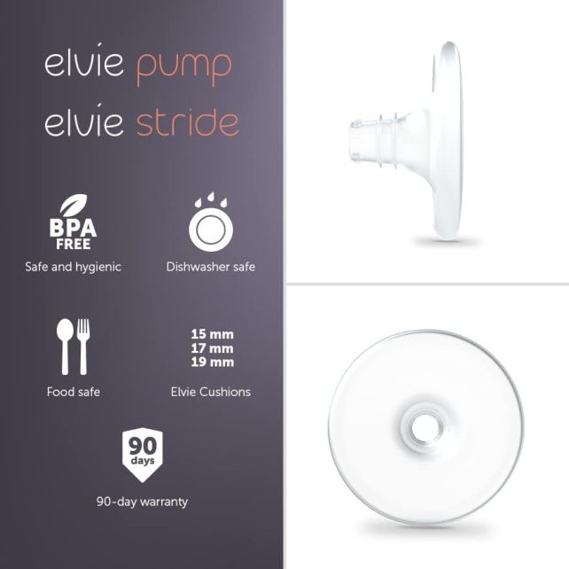 Elvie Pump / Elvie Stride Coussins Réducteurs - M 17mm (pack de 2)