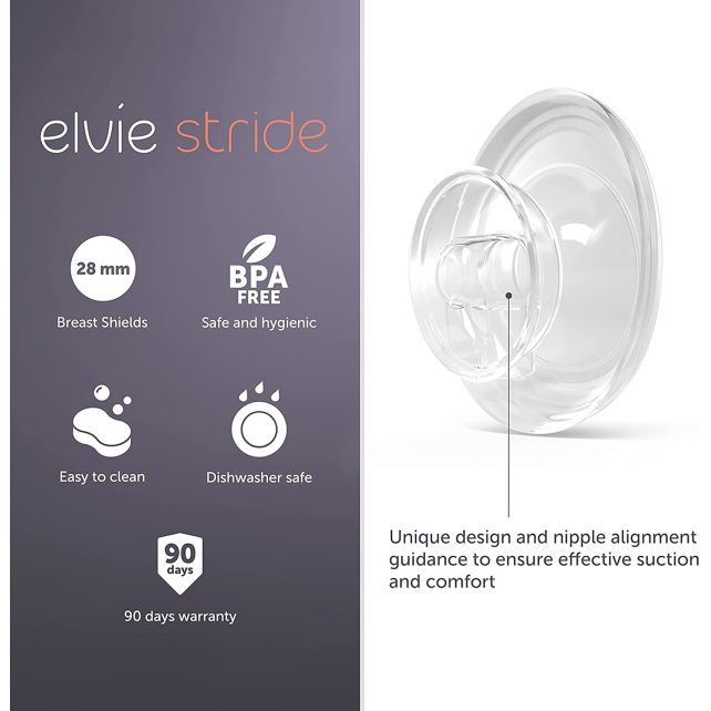 Pack de 2 téterelles 24mm pour Elvie Stride