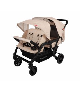 Poussette 4 places Lidoo Lite Beige Sand