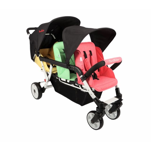 Poussette triple Familidoo Lidoo H3E + Ergondrive