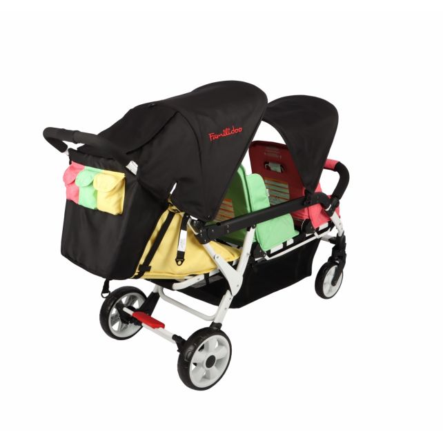 Poussette triple Familidoo Lidoo H3E + Ergondrive