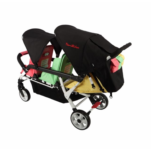 Poussette triple Familidoo Lidoo H3E + Ergondrive