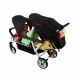 Poussette triple Familidoo Lidoo H3E + Ergondrive