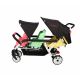 Poussette triple Familidoo Lidoo H3E + Ergondrive