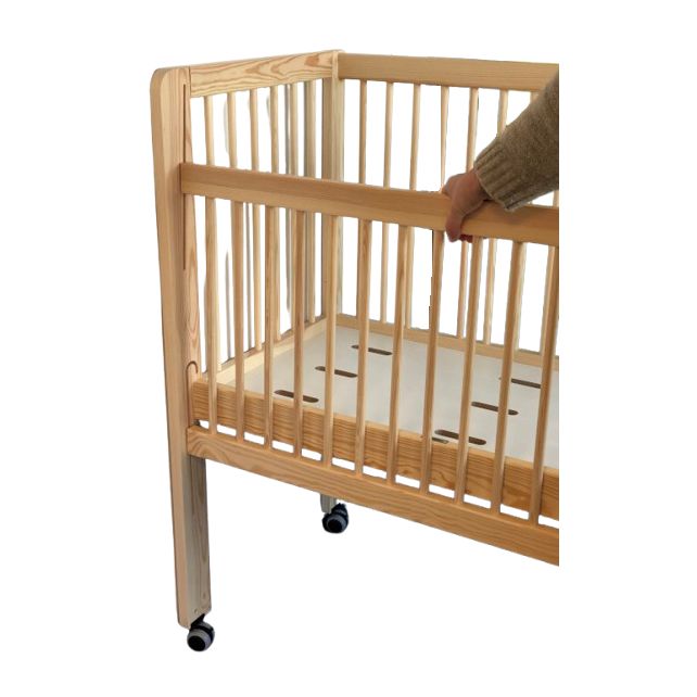LIT 100 X 50 AVEC BARRIÈRE COULISSANTE 