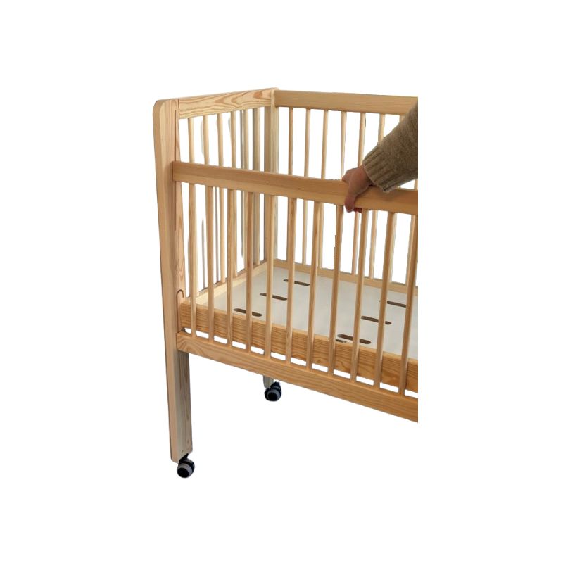 LIT 100 X 50 AVEC BARRIÈRE COULISSANTE 