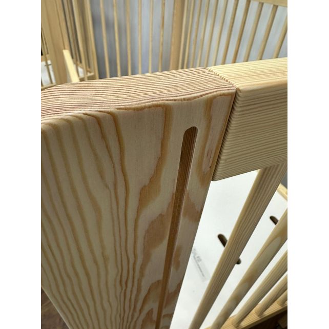 LIT 100 X 50 AVEC BARRIÈRE COULISSANTE 