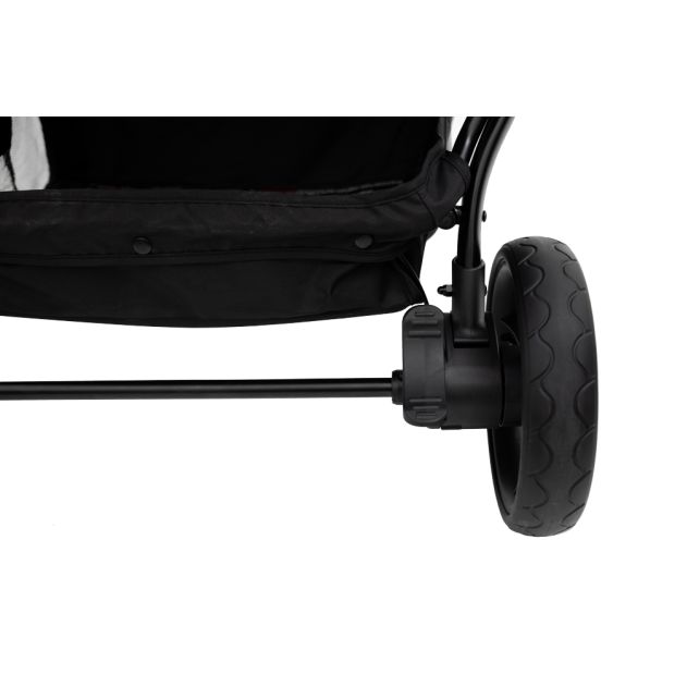 Poussette Double Baby Monsters Easy Twin 3 - Sideral Black