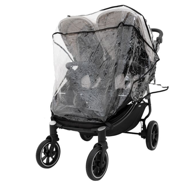 Poussette Double Baby Monsters Easy Twin 4 - Stone