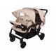 Poussette 4 places Lidoo Lite Beige Sand