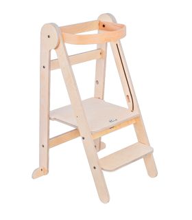 Tour d'apprentissage pliable Mamatoyz - Naturel