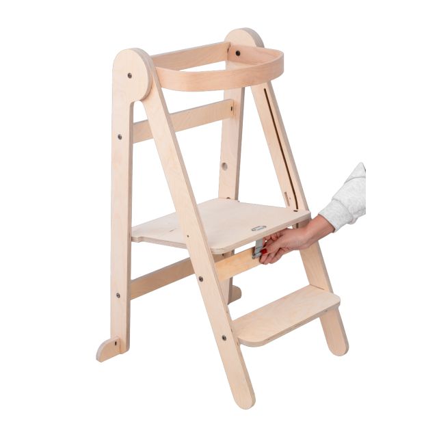Tour d'apprentissage pliable Mamatoyz - Naturel