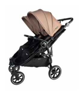 Poussette Double Baby Monsters Easy Twin 4 - Taupe