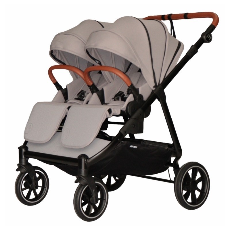 Poussette Double Baby Monsters Easy Twin 5 - River Grey