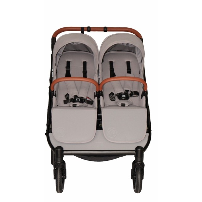 Poussette Double Baby Monsters Easy Twin 5 - River Grey