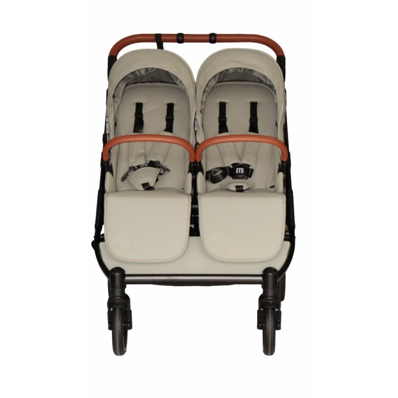 Poussette Double Baby Monsters Easy Twin 5 - Ground Green