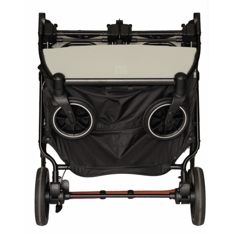 Poussette Double Baby Monsters Easy Twin 5 - Ground Green
