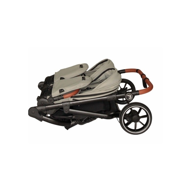 Poussette Double Baby Monsters Easy Twin 5 - Ground Green