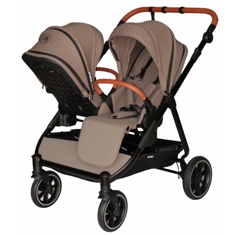 Poussette Double Baby Monsters Easy Twin 5 - Brown