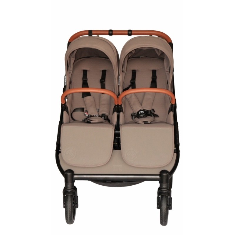 Poussette Double Baby Monsters Easy Twin 5 - Grown Brown