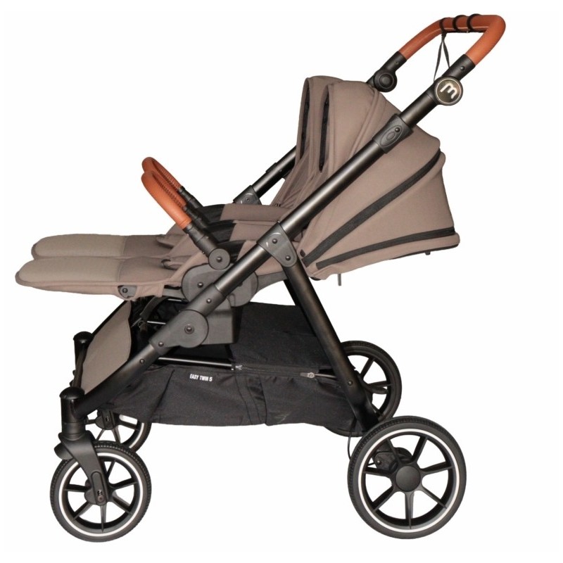 Poussette Double Baby Monsters Easy Twin 5 - Grown Brown