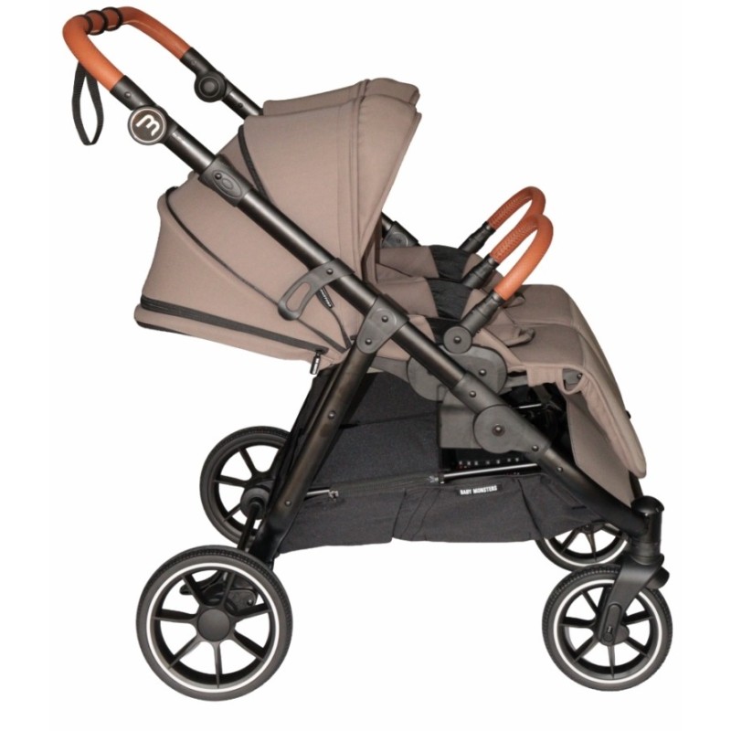 Poussette Double Baby Monsters Easy Twin 5 - Grown Brown
