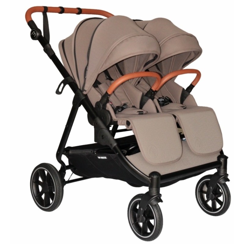 Poussette Double Baby Monsters Easy Twin 5 - Grown Brown