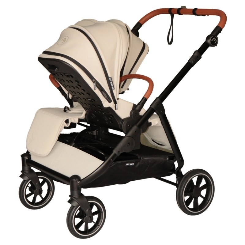 Poussette Double Baby Monsters Easy Twin 5 - Stone