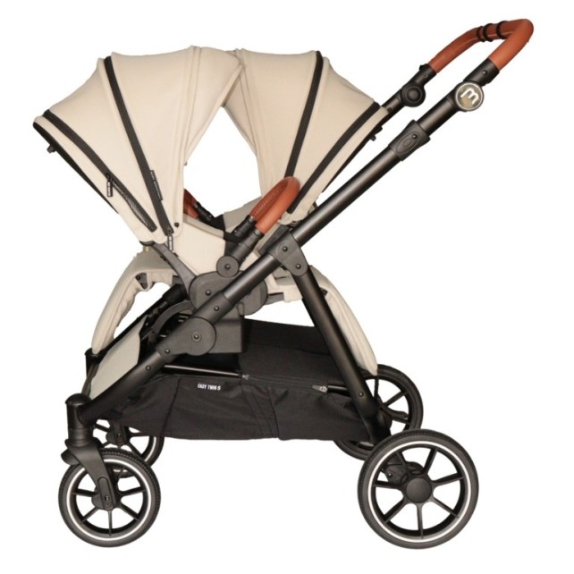 Poussette Double Baby Monsters Easy Twin 5 - Stone