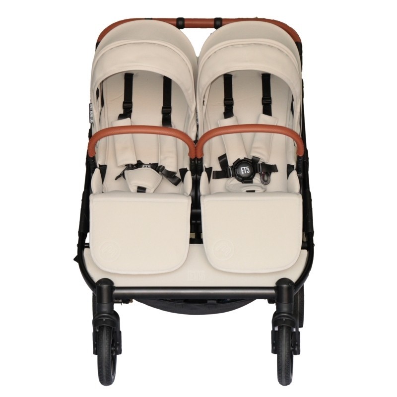 Poussette Double Baby Monsters Easy Twin 5 - Stone